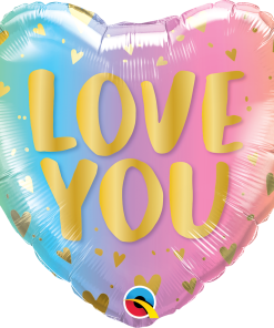 Love You Pastel Ombre & Corazones