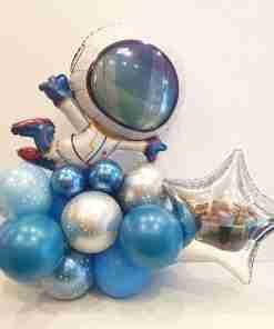 Composicion de Globos Astronauta