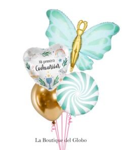Mariposa Turquesa Primera Comunión