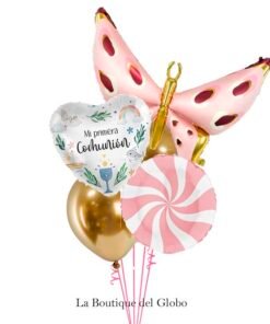 Comunión Mariposa Rosa