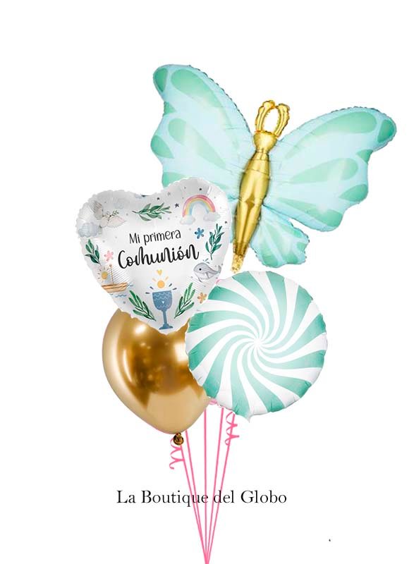 Mariposa Turquesa Primera Comunión