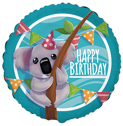Globo Happy Birthday Koala