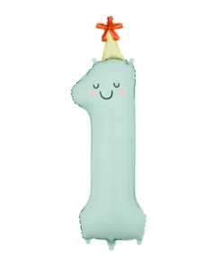 Globo Numero Uno Gorrito Divertido