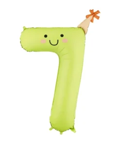 Globo Número Siete Gorrito Divertido