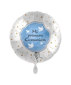 Mi Primera Comunión fondo Azul con Palomas