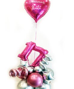 Composición Globartist Silver Pink